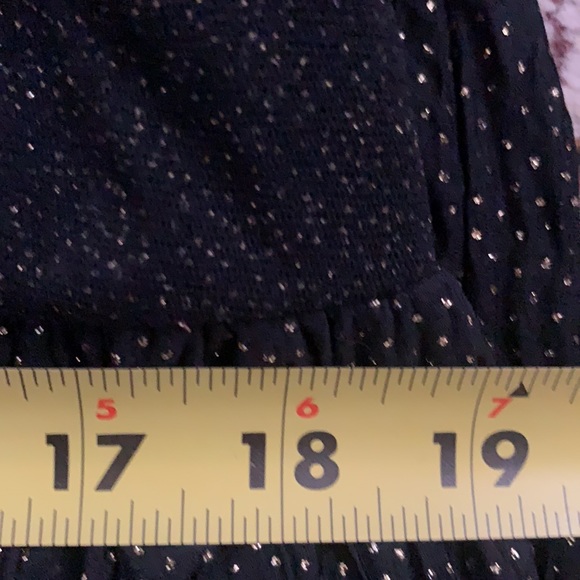 NEW DIVIDENDS MATERNITY BLACK DRESS SILVER METALLIC THREADS NEW WITH TAGS SZ 8 - Picture 11 of 12